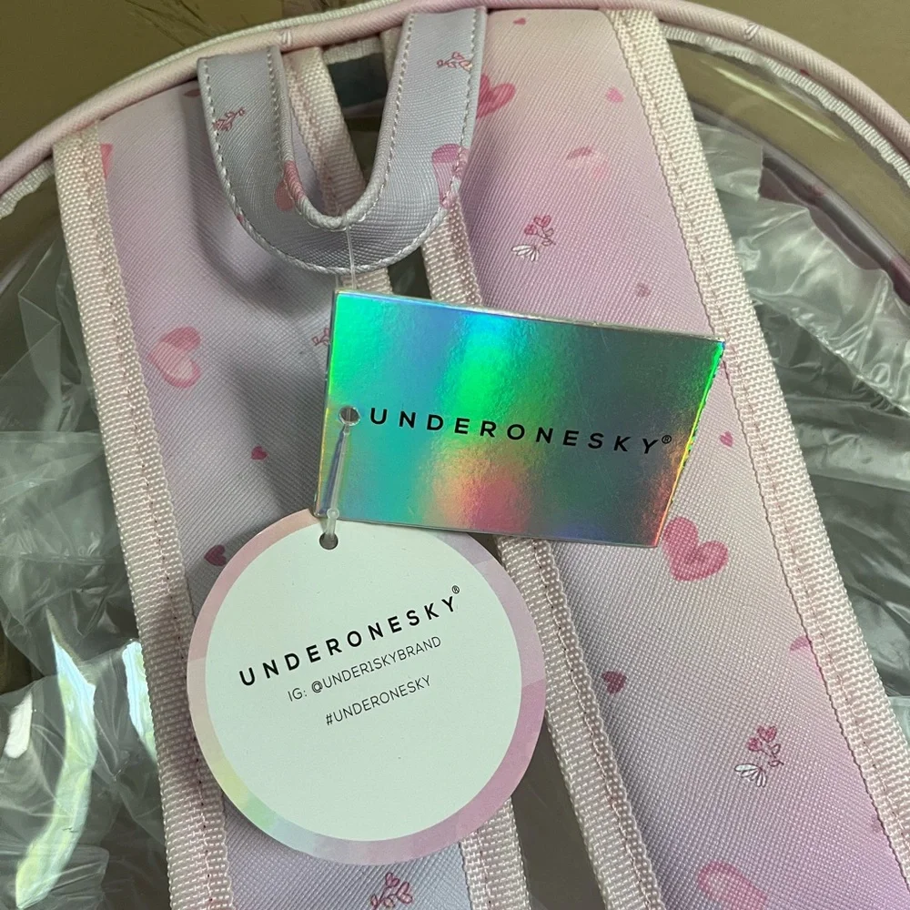 {Under One Sky} Cat Clear Backpack - NWT